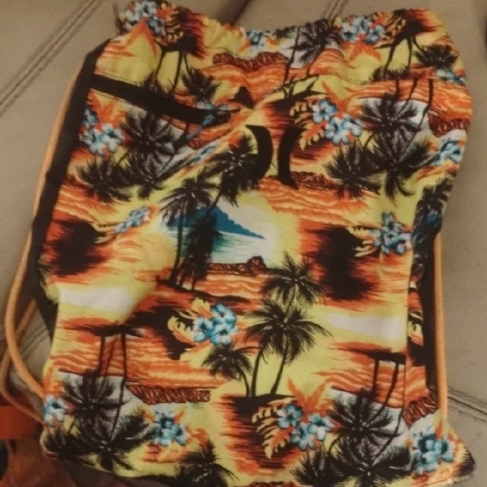 Vintage Hurley Drawstring Backpack - image 1